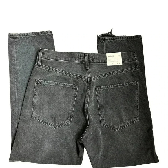 AGOLDE Riley High Rise Straight Crop in Edit Button Fly Women’s 29 - Picture 10 of 16